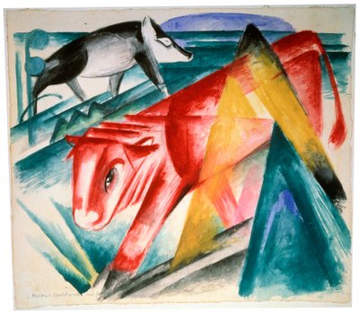 動物、1912-1913。 作： Franz Marc