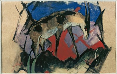 アンティロープ 作： Franz Marc