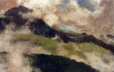 上昇する霧 作： Franz Marc