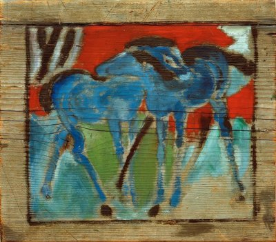 青い子馬 作： Franz Marc