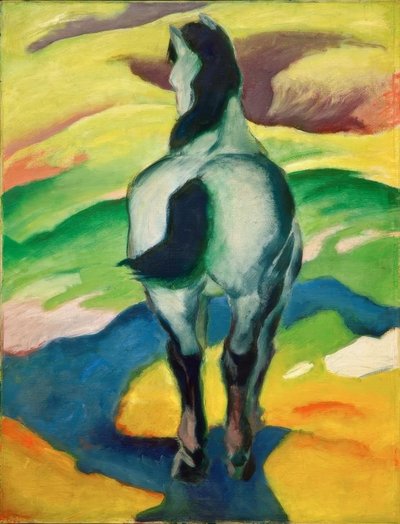 青い馬II 作： Franz Marc