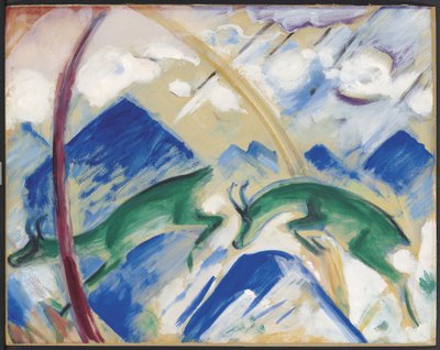 シャモア、1911年 作： Franz Marc