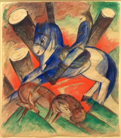 セントジュリアン 作： Franz Marc