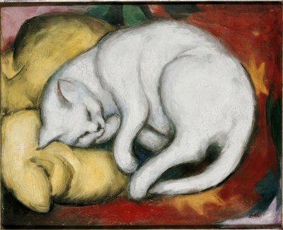 白猫 作： Franz Marc