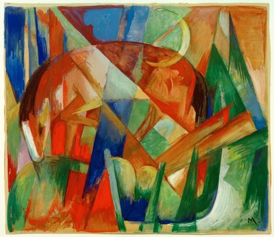 ファベルティエII（Pferd） 作： Franz Marc