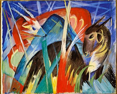 フェアリーアニマル 作： Franz Marc