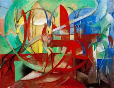 ガゼル 作： Franz Marc