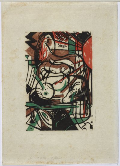 馬の誕生 作： Franz Marc