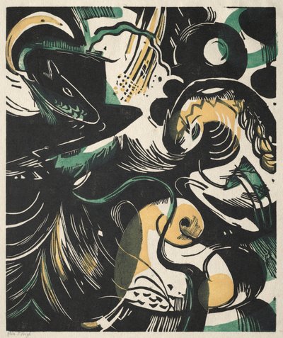 ジェネシスⅡ 作： Franz Marc