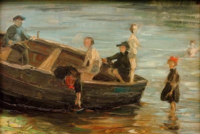 ボートの子供たち 作： Franz Marc