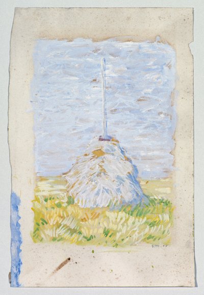 ブルネンバッハ近くの小さな葦スクワット 作： Franz Marc