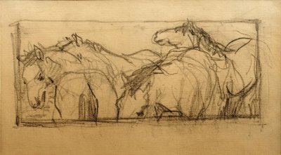 Lenggries馬の研究（馬の研究） 作： Franz Marc