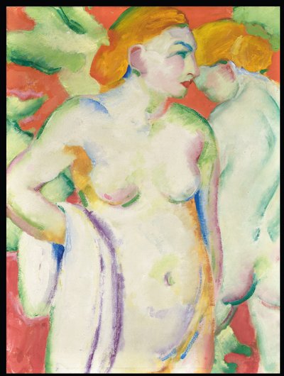 シナバーのヌード 作： Franz Marc