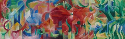 遊び心のある形 作： Franz Marc