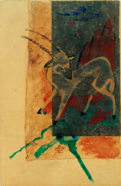 山羊座 作： Franz Marc