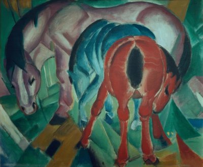 子馬の馬 作： Franz Marc