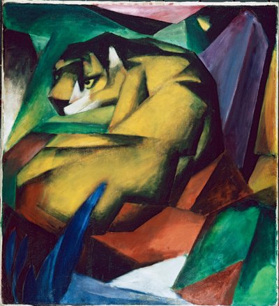 虎、1912 作： Franz Marc