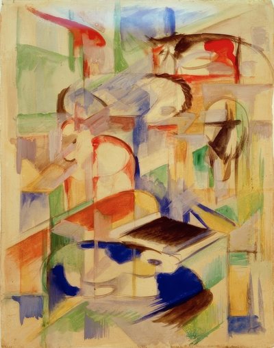 動物の組成 作： Franz Marc