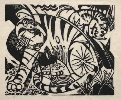 虎 作： Franz Marc