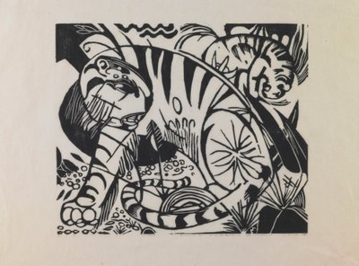 虎 作： Franz Marc