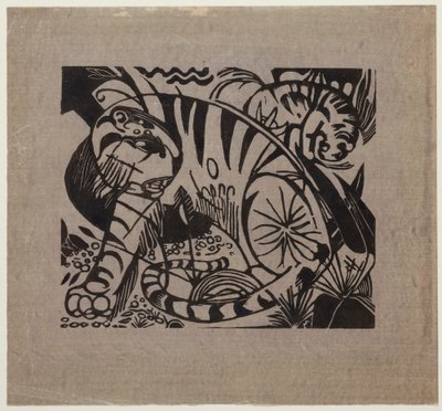 虎 作： Franz Marc