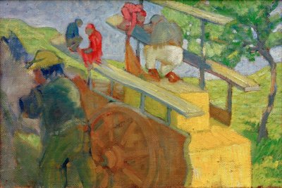 カートの猿 作： Franz Marc