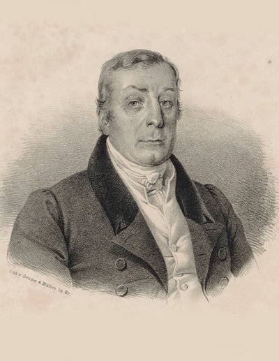 指揮者兼作曲家ヨーゼフ・ヴァイグルの肖像 1766-1846年、c. 1830年。 作： Franz Oehme