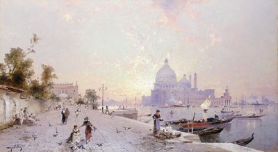 聖マリアオブヘルス、ベニス：サンタマリアデッラサルーテ、ベニス、 作： Franz Richard Unterberger