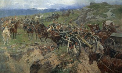リビングブリッジ、1892 作： Franz Roubaud