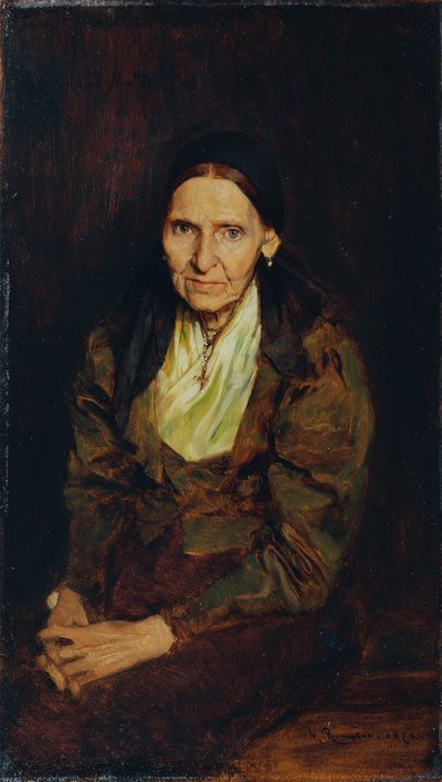 アーティストの母親 作： Franz Rumpler