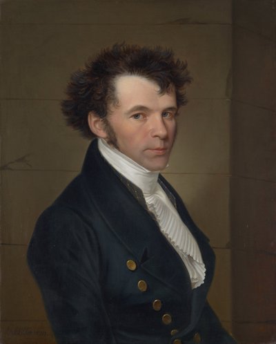 男性の肖像画 作： Franz Sales Lochbihler