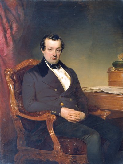 織物メーカーのヘルマン・トデスコ (1791–1844) 作： Franz Schrotzberg