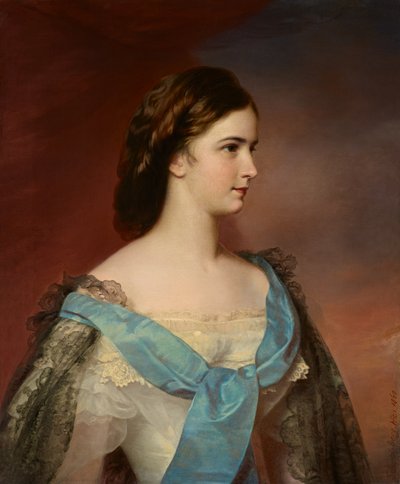 ドイツ語：オーストリア皇后エリザベート（1837-1898）の肖像 オーストリア皇后エリザベート（1837-1898）の肖像 作： Franz Schrotzberg