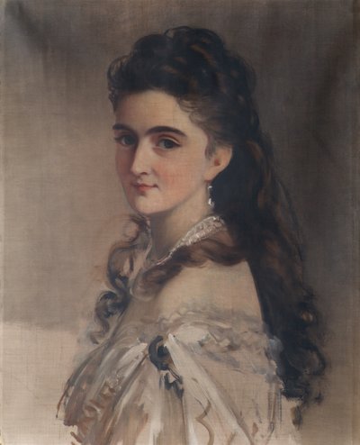 アーティストの 2 番目の妻である Sidonie Schrotzberg、旧姓 Stohl 作： Franz Schrotzberg