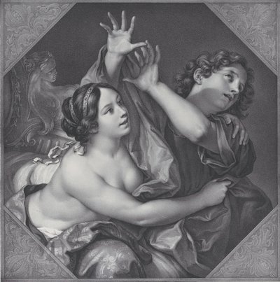 ヨセフとポティファルの妻、1837年。 作： Franz Seraph Hanfstaengl
