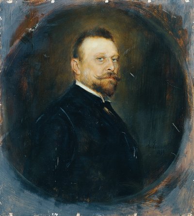 国会議事堂副博士. ジョセフ・マリア・バーンライター 作： Franz Seraph von Lenbach