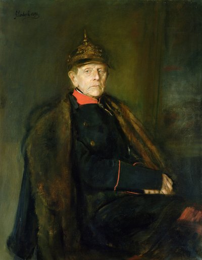 ヘルムートグラフフォンモルトケ元帥（1800-91）、1890 作： Franz Seraph von Lenbach