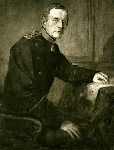 ヘルムス・フォン・モルトケ長老 作： Franz Seraph von Lenbach
