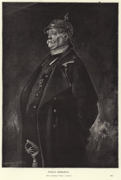 オットーフォンビスマルク 作： Franz Seraph von Lenbach