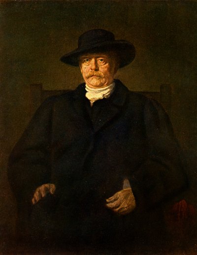 オットー・フォン・ビスマルクの肖像 作： Franz Seraph von Lenbach