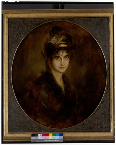 アルドブランディーニ王女の肖像 作： Franz Seraph von Lenbach