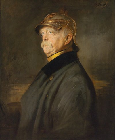 オットー・フォン・ビスマルクの肖像 作： Franz Seraph von Lenbach