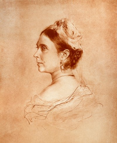 ビクトリア女王 作： Franz Seraph von Lenbach
