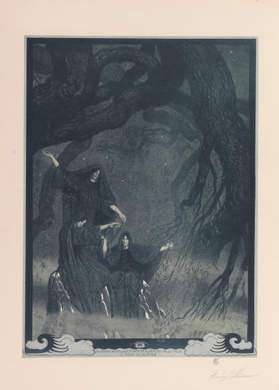 ニーベルングの指環、1914年。 作： Franz Stassen