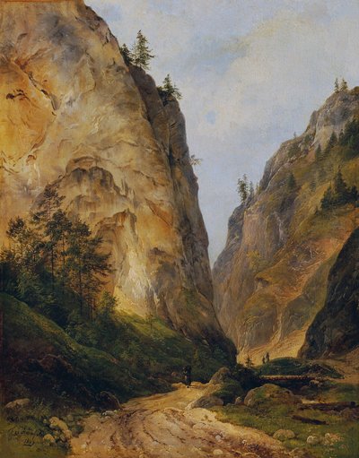 Felsental (Höllental) 作： Franz Steinfeld