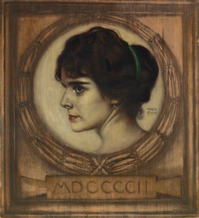 ジェマ・ビアバウムの肖像、1902年。 作： Franz Stuck Ritter von