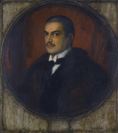 自画像、1915 年 作： Franz Stuck Ritter von