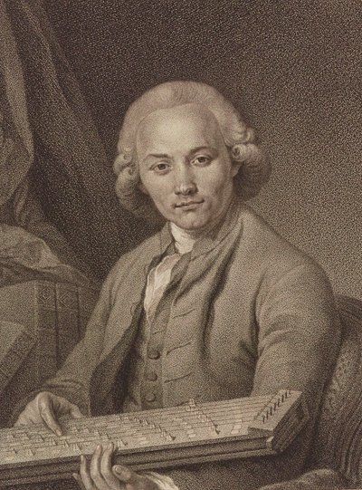 オルガニスト兼作曲家、ゲオルク・ヨーゼフ・フォーグラーの肖像、1749～1814年頃。 1795年。 作： Franz Valentin Durmer