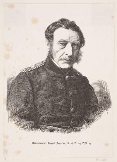 オーガスト・バゲセン少将 作： Franz Wilhelm Obermann