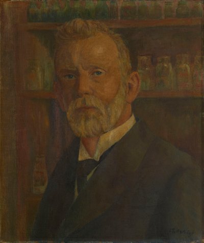Paul Ehrlich 1854-1915 の肖像、c。 1920年。 作： Franz Wilhelm Voigt
